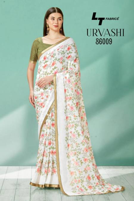 Urvashi By LT Fabrics 86001-86010 Printed Sarees Catalog